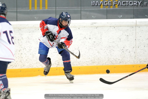 2014-10-11 Aosta-Hockey Milano Rossoblu U14 0693 Ian Tealdi